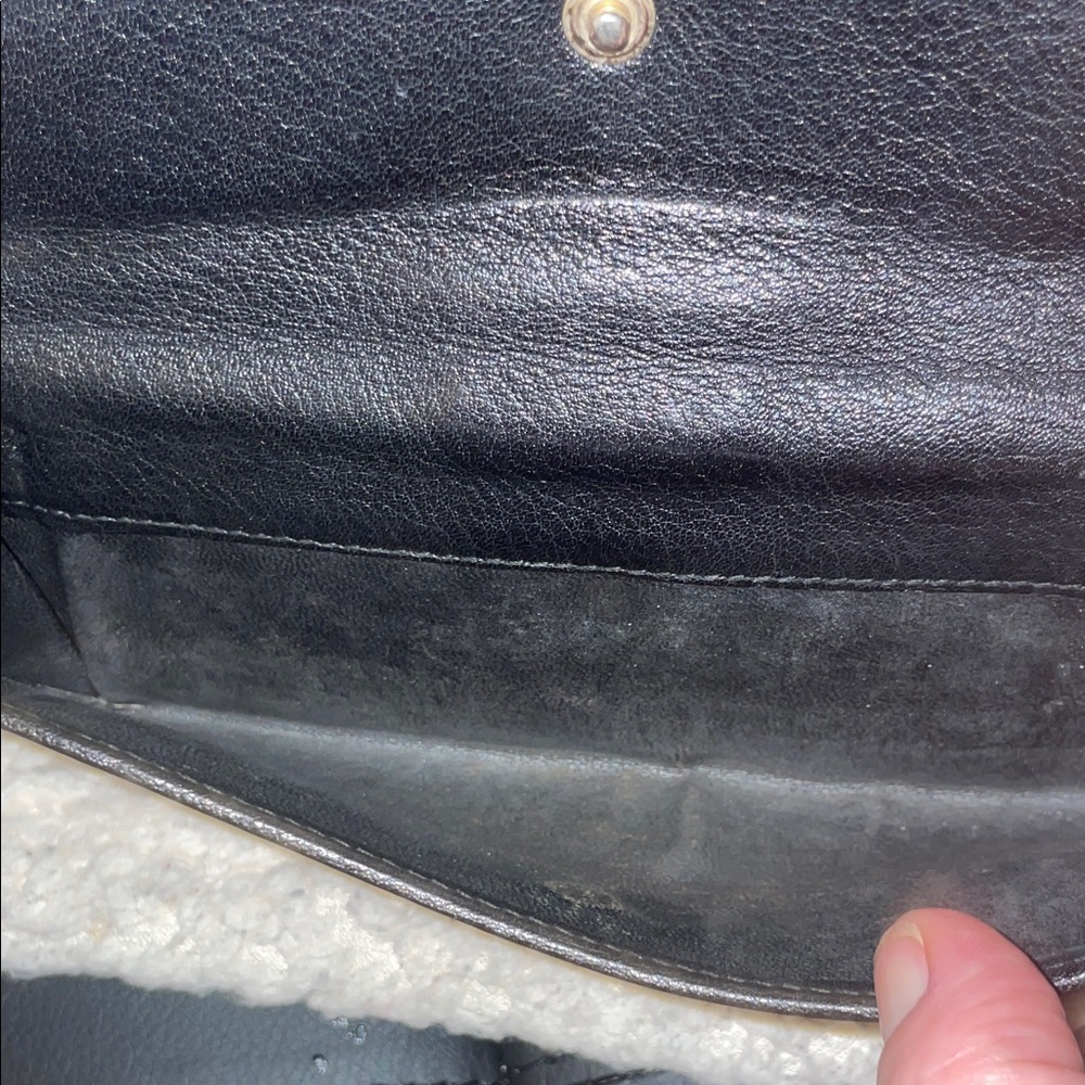 Gucci Black Monogram Wallet W/ COA certified 🌸🌺 - Picture 4 of 16